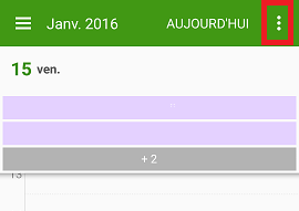 calendrier sur Android 1/3